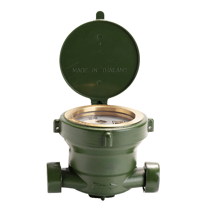 SANWA Water Meter มาตรวัดน้ำซันวา 4 หุน มิเตอร์น้ำ SANWA 4 หุน สีเขียว