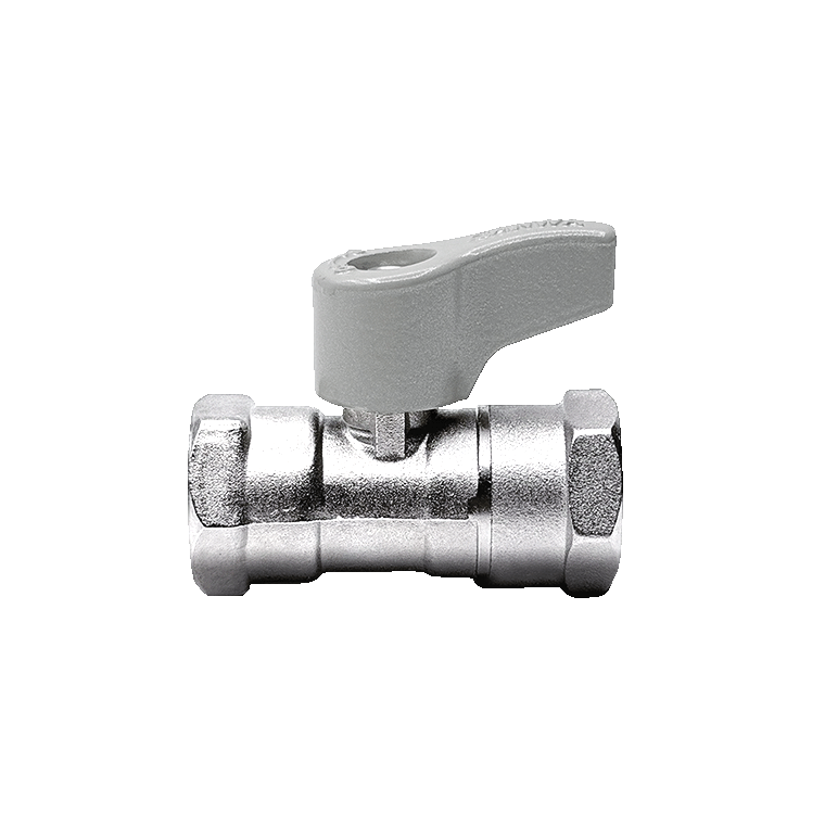 SANWA Mini Ball Valve Silver FF2