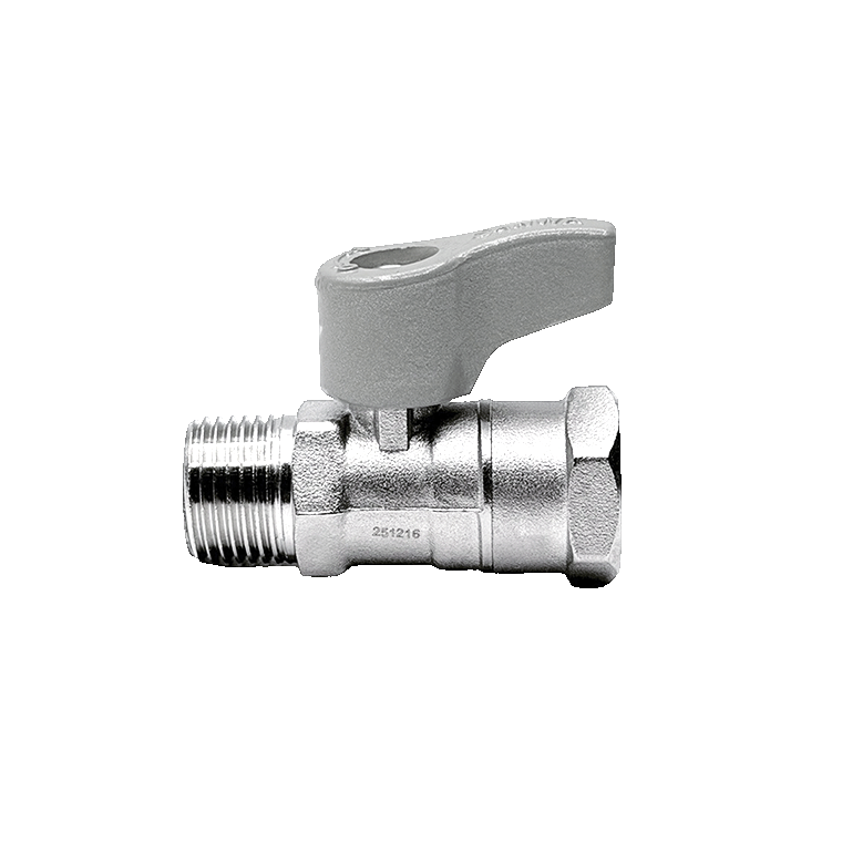 SANWA Mini Ball Valve Silver MF2
