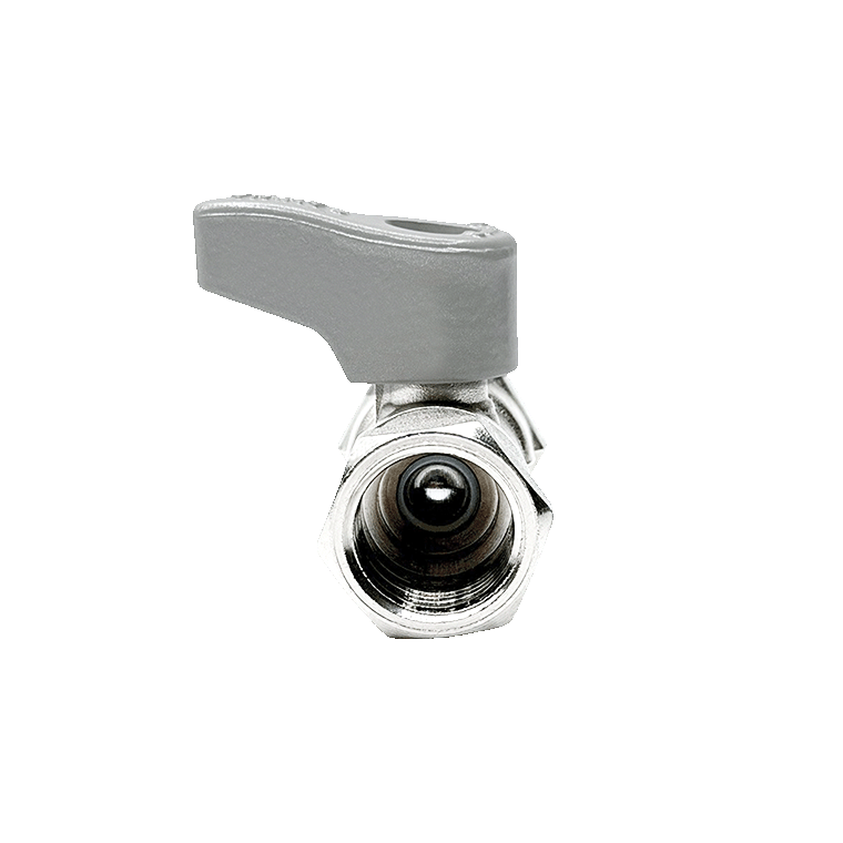 SANWA Mini Ball Valve Silver MF3