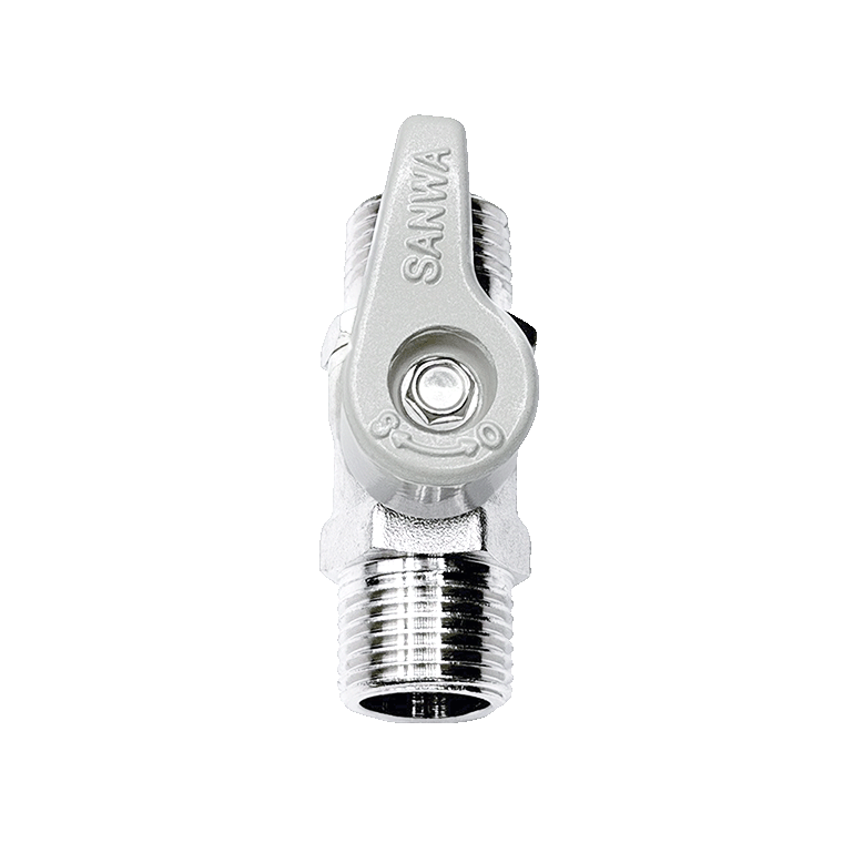 SANWA Mini Ball Valve Silver MM4